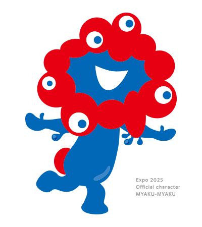 Osaka-Kansai Expo Official Character Myaku Myaku